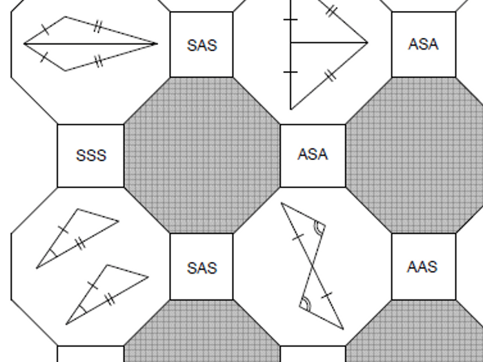 Triangle congruence maze answer key