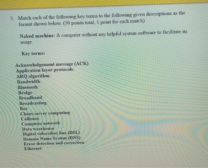 Matching terms following key number firm activities similar business group