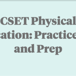 Cst physical education practice test